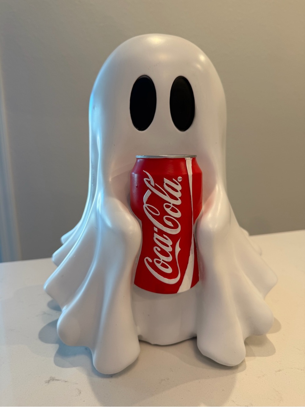 Viral homegoods Coca Cola Red Ghost Can Holder - White Decorative Drink Cozy